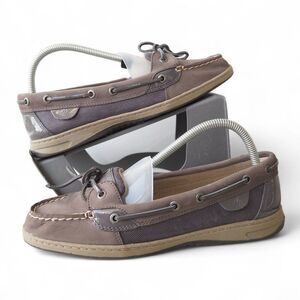 Sperry Top-Sider Angelfish Casual Boat Shoes Grey STS93473 Women's 9.5M